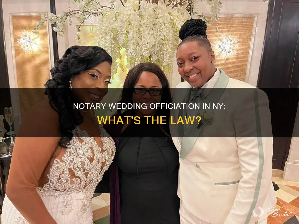 can a notary officiate a wedding in ny