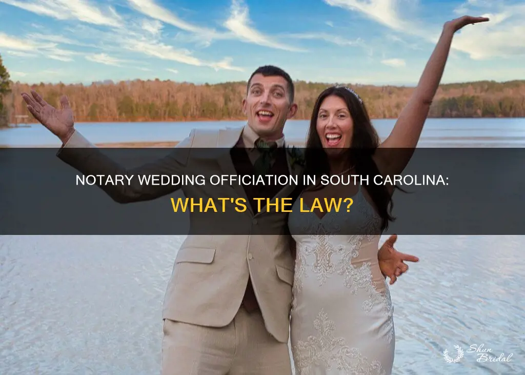 can a notary officiate a wedding in South Carolina