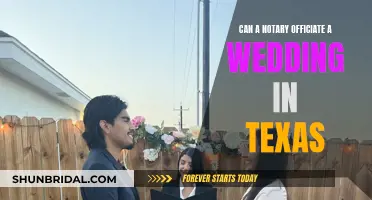 Notary Wedding Officiation in Texas: What's the Law?