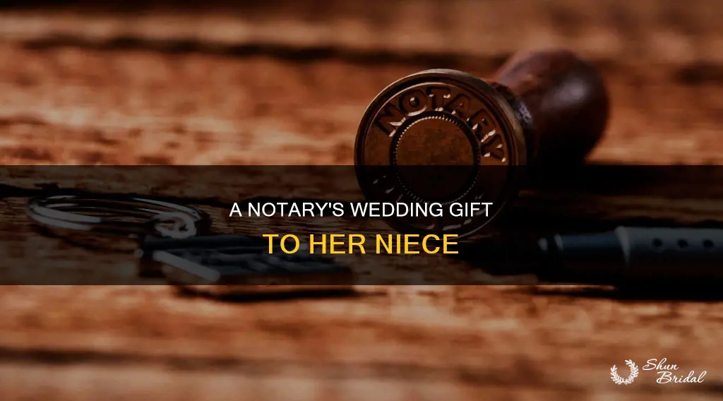 can a notary perform a wedding ceremony on her niece