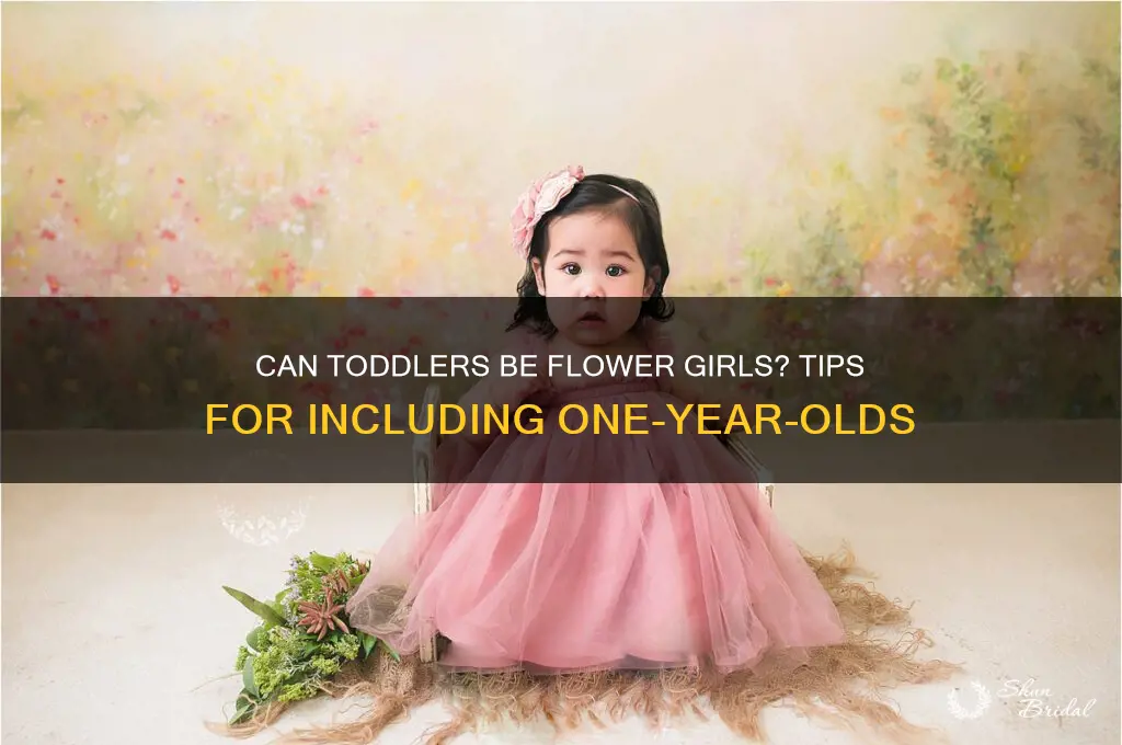 can a one year old be a flower girl