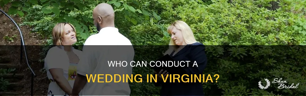 can a ordained minister conduct a wedding in va