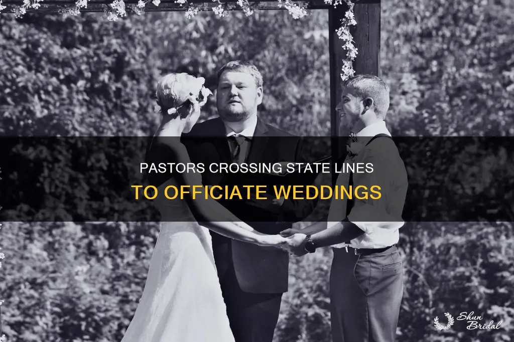 can a pastor in California officiate a wedding in Ohio