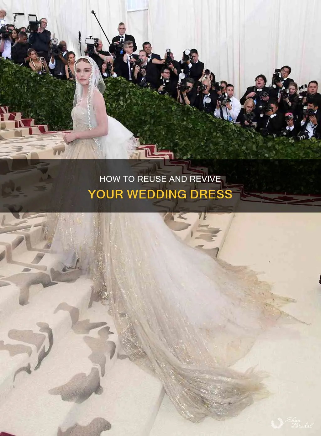 can a preserved wedding dress be worn again