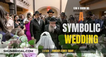 Symbolic Weddings: Can Rabbis Perform Them?