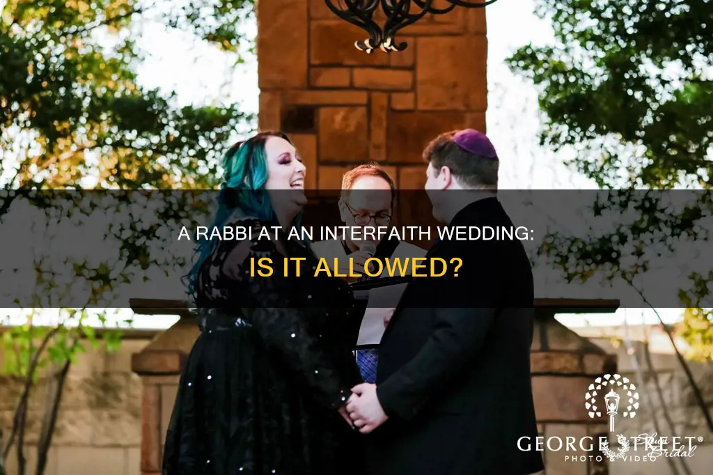 can a rabbi officiate a non jewish wedding