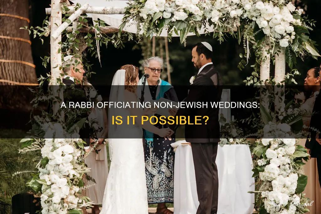 can a rabbi perform a non jewish wedding