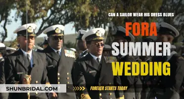 Sailor's Summer Wedding Style: Dress Blues