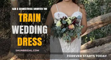 Shortening Your Wedding Dress Train: Seamstress Skills Required