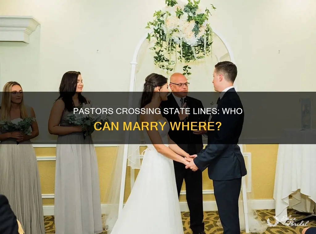 can a texas pastor perform a california wedding