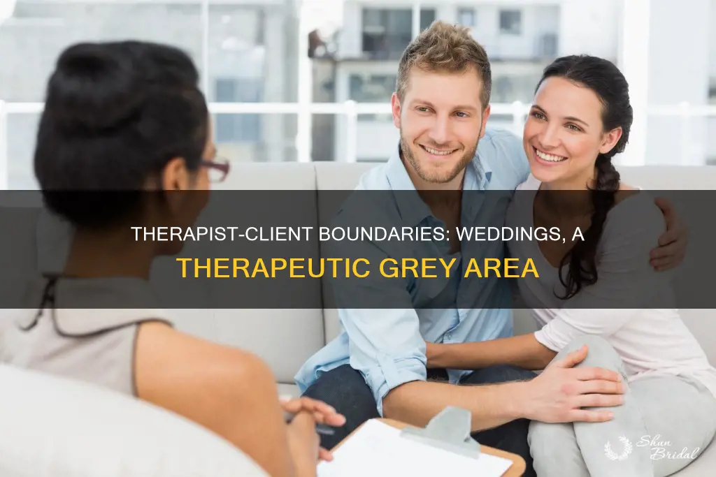 can a therapist attend a client