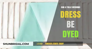 Dye Your Tulle Wedding Dress: Yes or No?