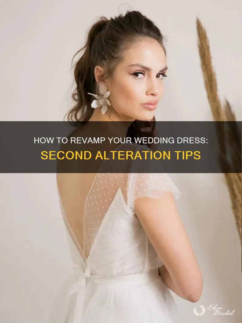 can a used wedding dress be altered a second time