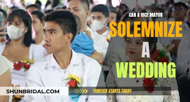 Vice Mayor Wedding Wonders: Can They Solemnize?