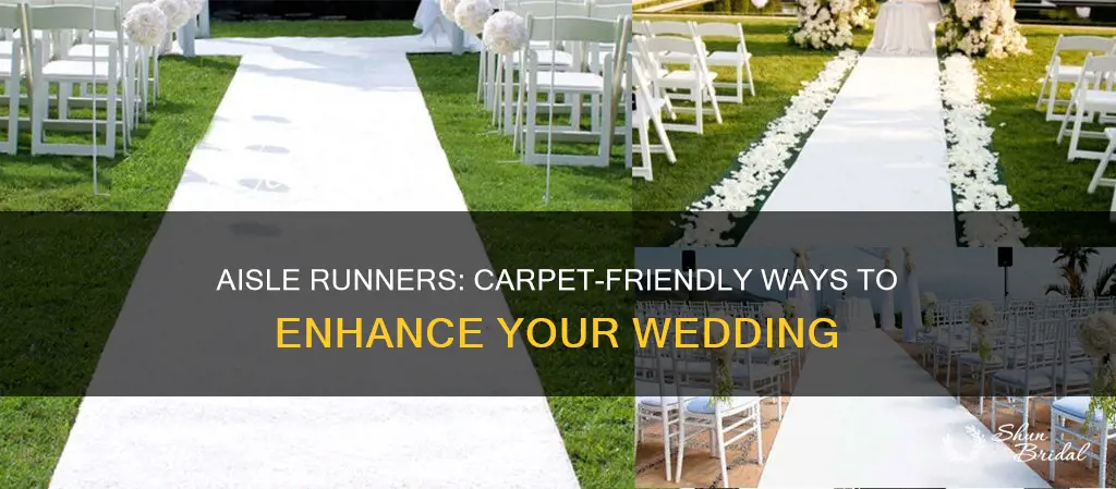 can a wedding aisle runner go on carpet