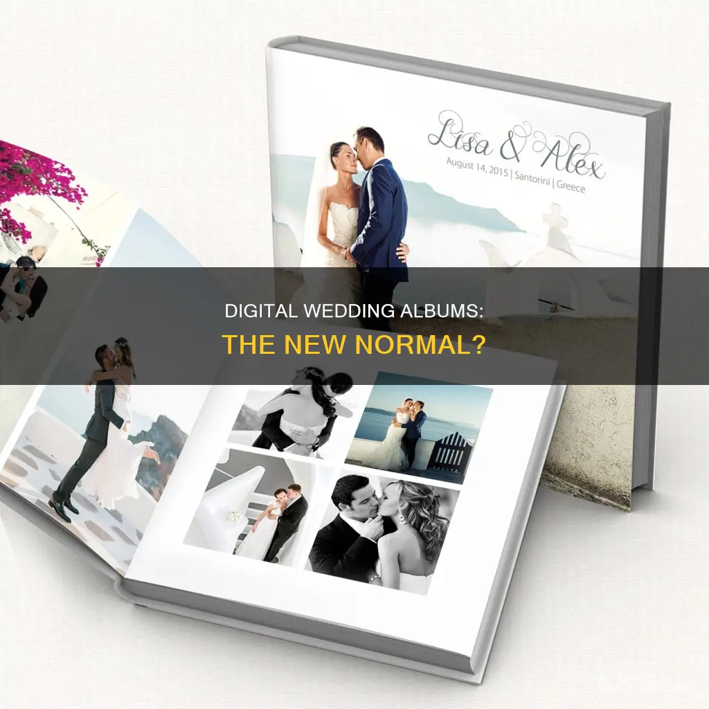 can a wedding album be made digital