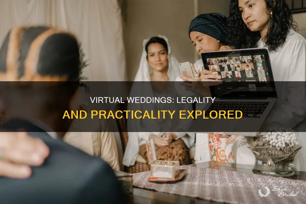 can a wedding be performed virtually