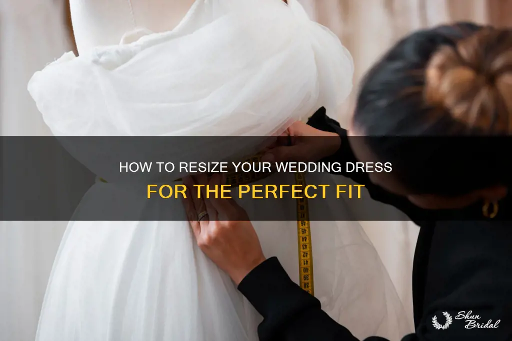 can a wedding dress be made 2 sizes bigger