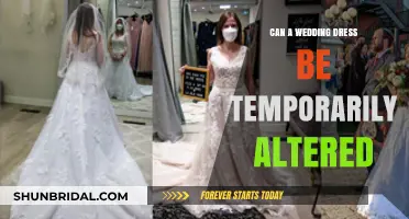 Temporary Wedding Dress Alterations: Can It Be Done?