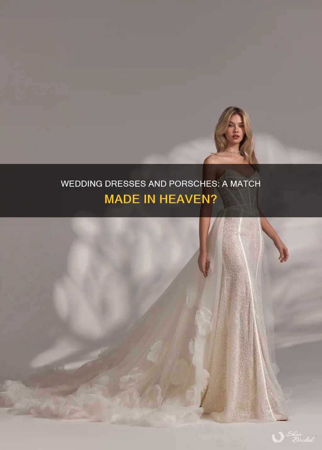 can a wedding dress fit into a porsche