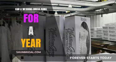 How Long Can Your Wedding Dress Hang?