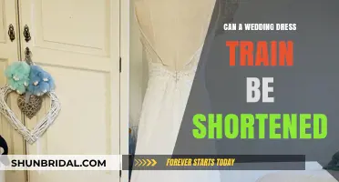 Shortening Your Wedding Dress Train: Is It Possible?