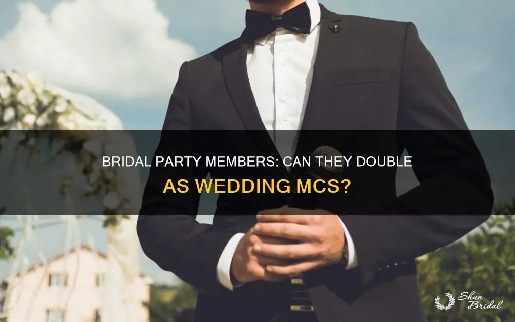 can a wedding mc be part of the bridal party