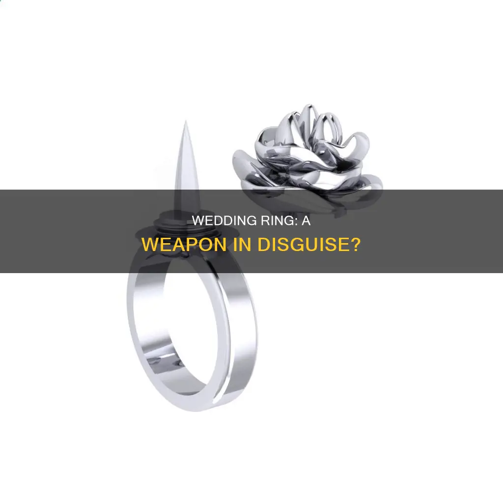 can a wedding ring be considered a wepon