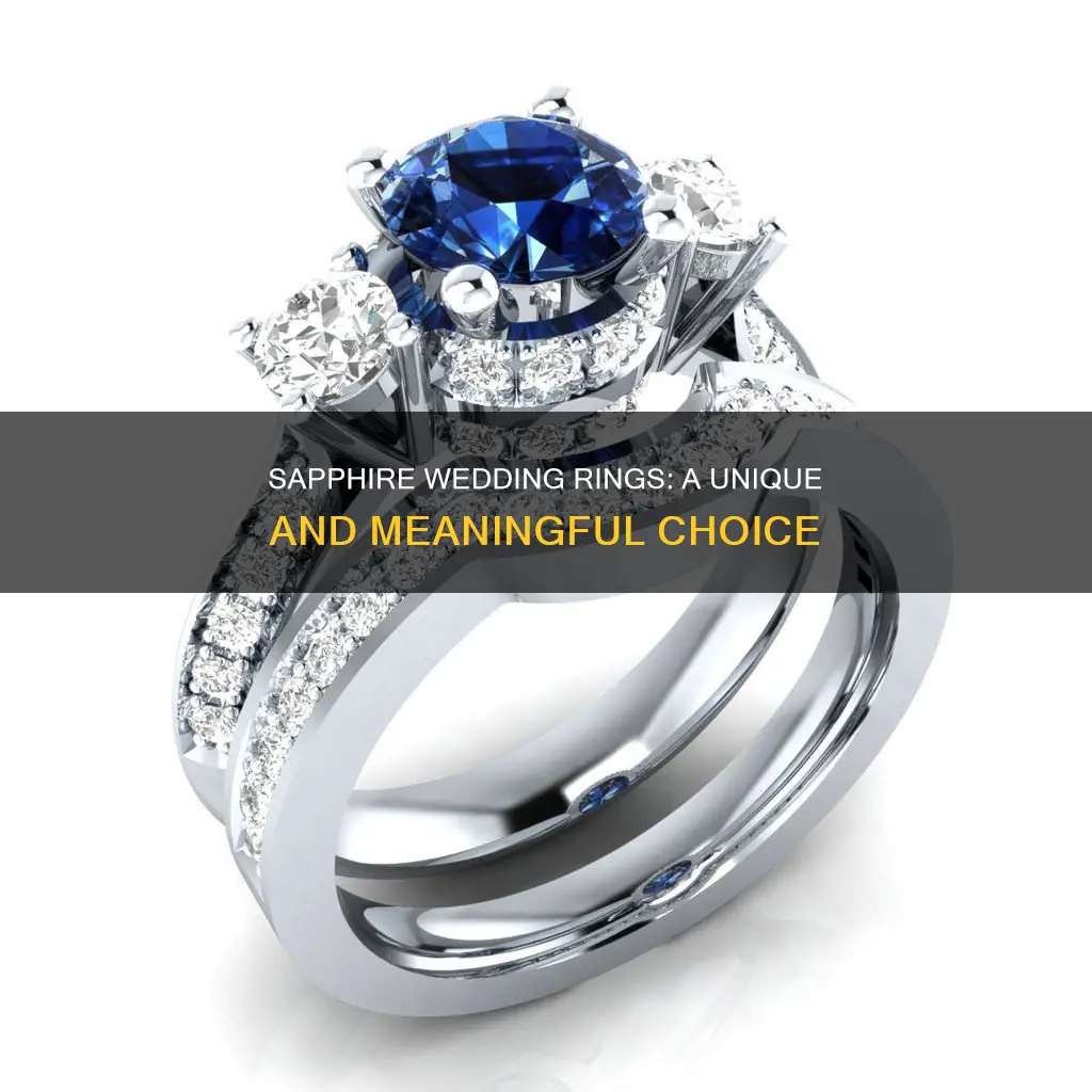 can a wedding ring have a sapphire