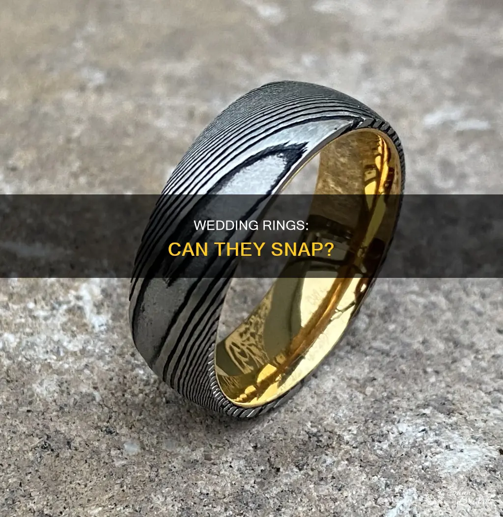 can a wedding ring snap over time