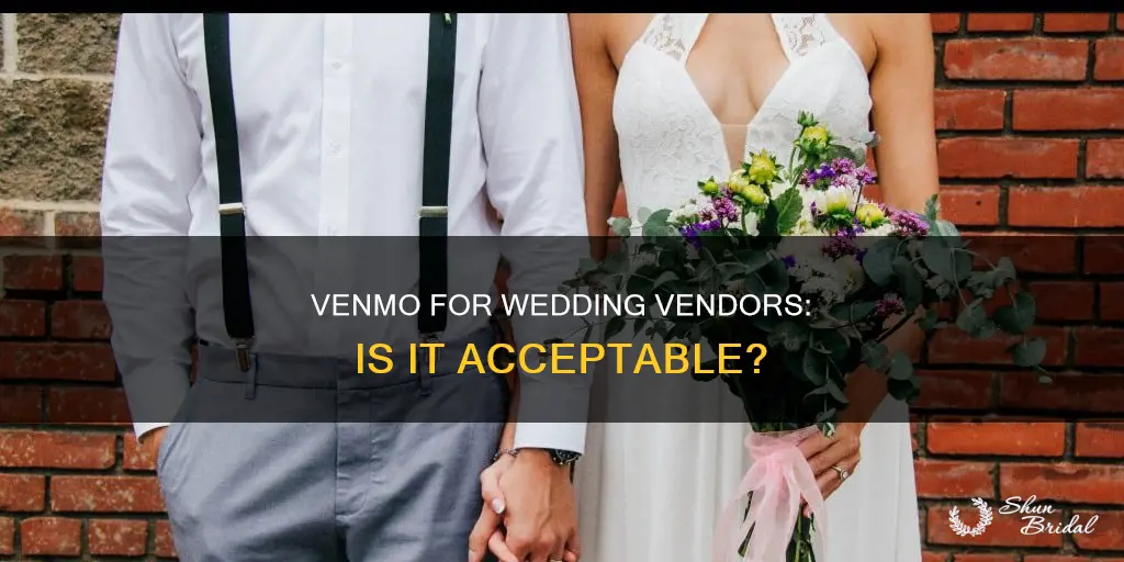 can a wedding vendor use venmo