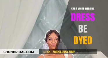 Transforming Your White Wedding Dress: Dyeing Options