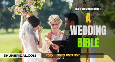 Who Can Officiate A Wedding? Biblical Insights For Women