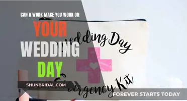 Wedding Day Work: Can Your Boss Do That?