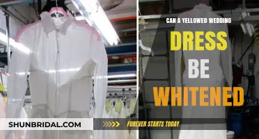 How to Restore a Yellowed Wedding Dress to its Former Glory