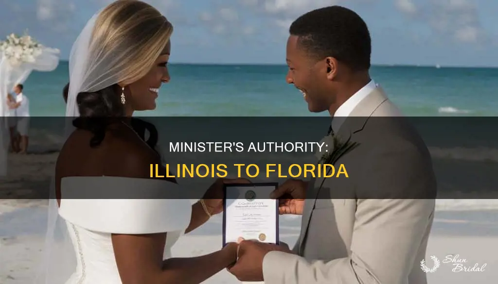 can an illinois minister perform a wedding in Florida