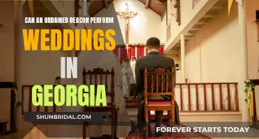 Who Can Officiate Weddings in Georgia?