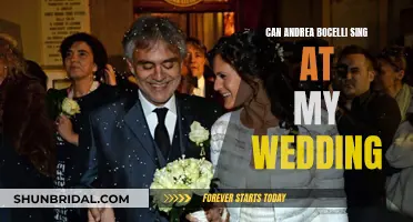 Hire Bocelli to Sing at Your Wedding