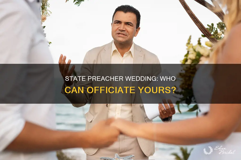 can another state preacher perform your wedding