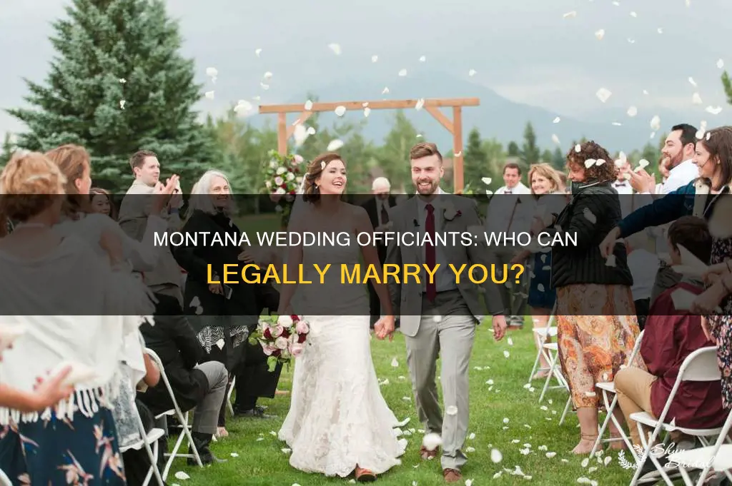 can anyone in montana perform a wedding