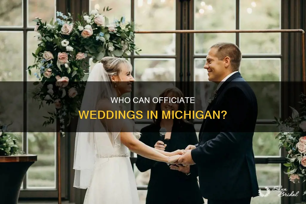 can anyone officiate a wedding in Michigan