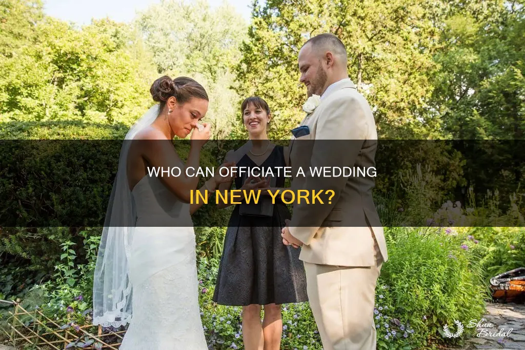 can anyone officiate a wedding in New York