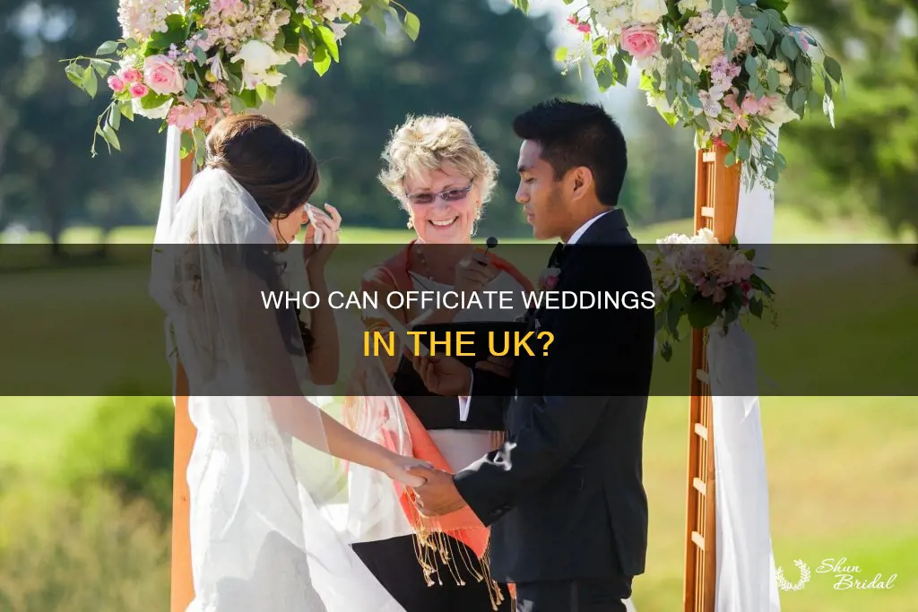 can anyone officiate a wedding uk