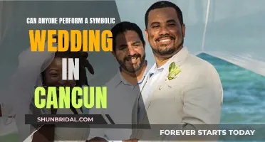 Who Can Perform Symbolic Weddings in Cancun?