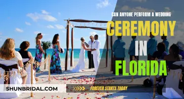 Who Can Officiate Weddings in Florida?