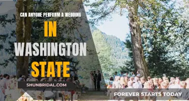 Who Can Officiate Weddings in Washington State?