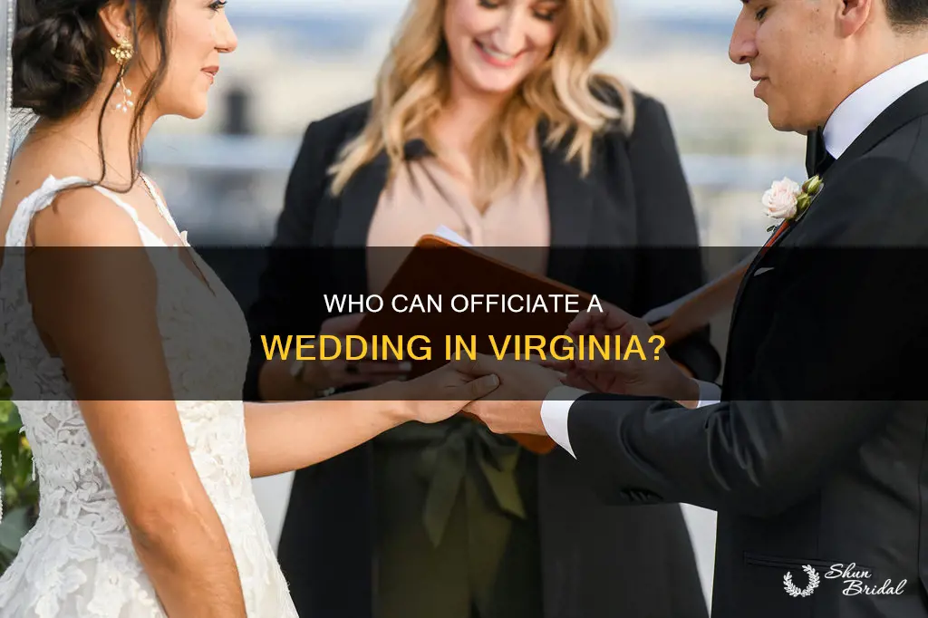 can anyone perform a wedding on va