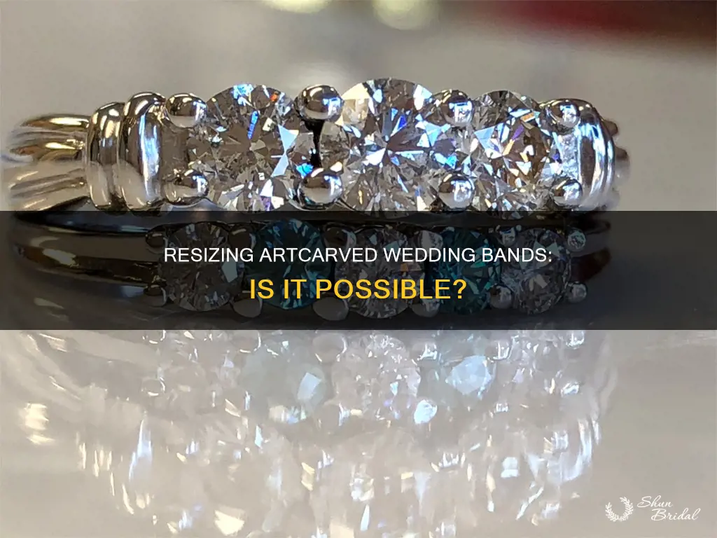 can artcarved wedding bands be re-szed