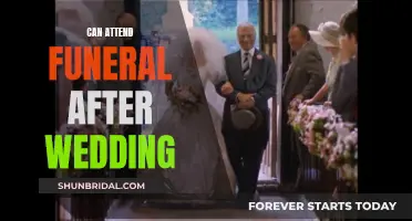 Funeral Attendance Etiquette: Wedding Timing