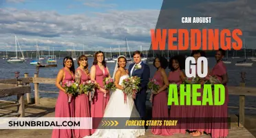 August Weddings: To Go Ahead or Postpone?